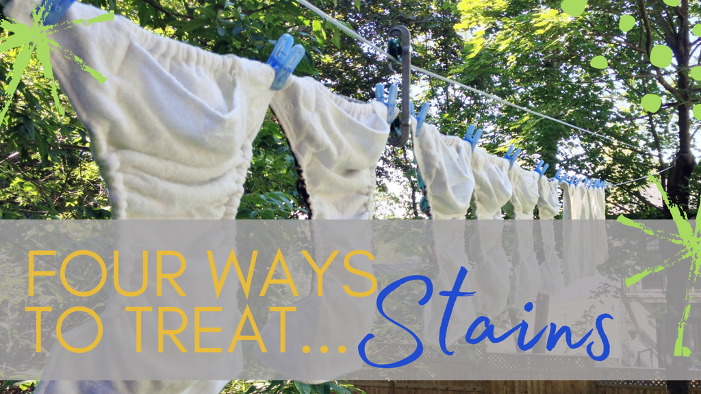 The Truth About Stains: Four Ways to Remove Pesky Stains from Cloth Diapers
