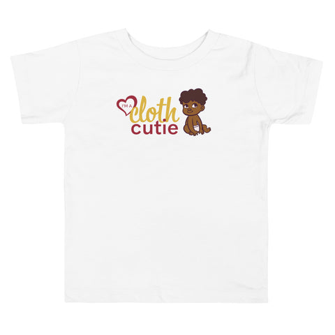 I'm A Cloth Cutie - Toddler Short Sleeve Tee - Nate