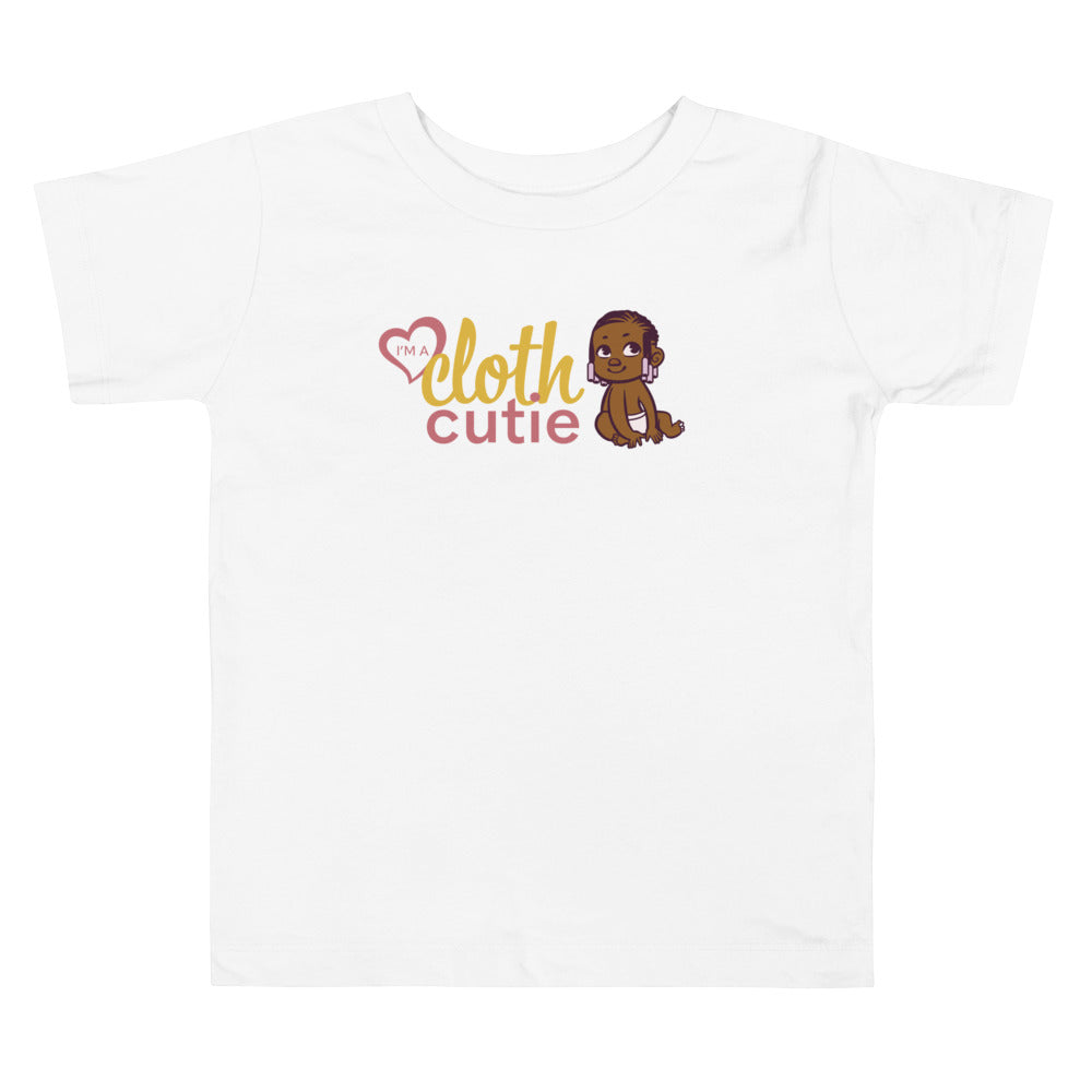 I'm A Cloth Cutie - Toddler Short Sleeve Tee - Jai