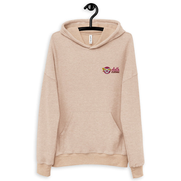 Cloth Cuties Embroidered Sueded Fleece Hoodie